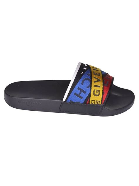 givenchy multicolor 4g webbing pool slides|Givenchy 4G Logo Pool Slide Sandals .